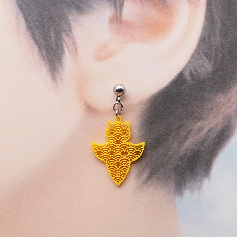 ピアス クリオネ ( 青海波 ) イヤリング