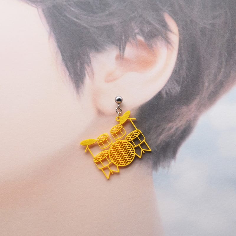 ピアス ドラムセット イヤリング