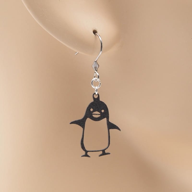 ピアス 空腹ペンギン イヤリング