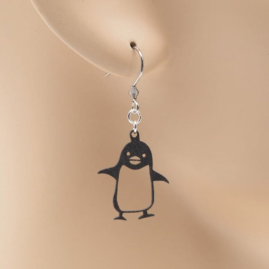 ピアス 空腹ペンギン イヤリング