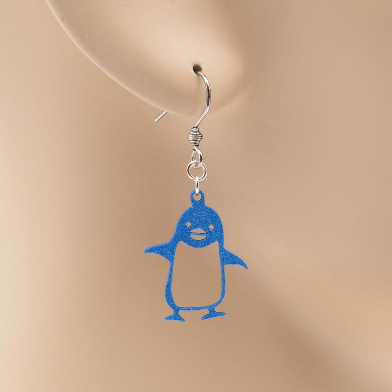 ピアス 空腹ペンギン イヤリング