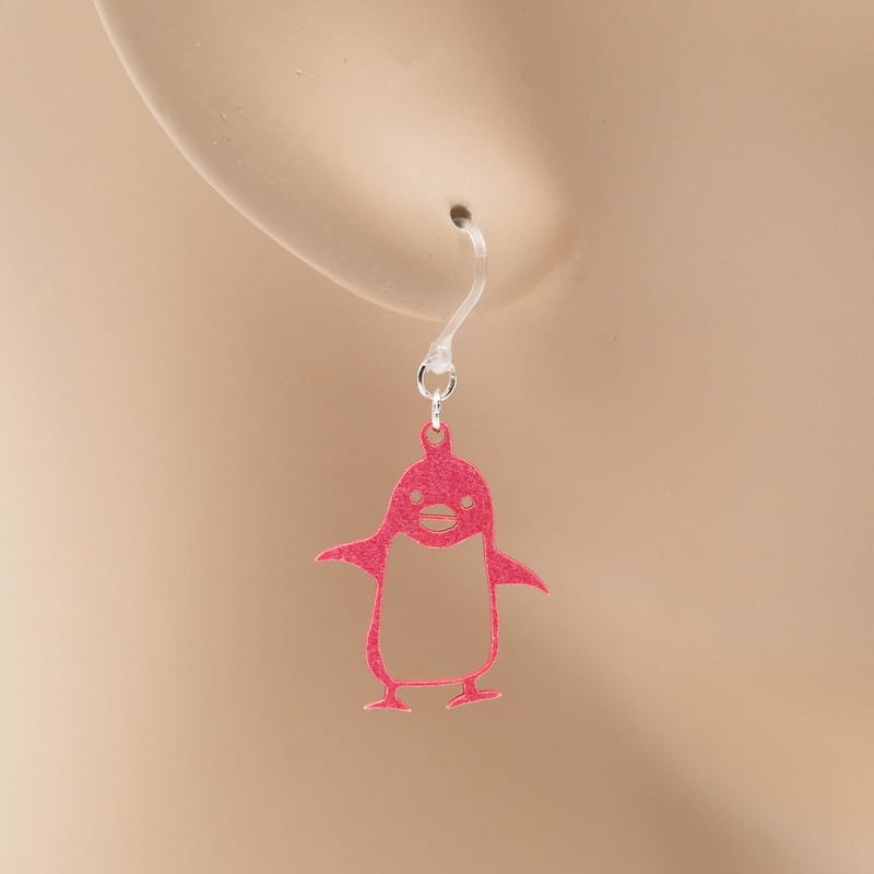 ピアス 空腹ペンギン イヤリング