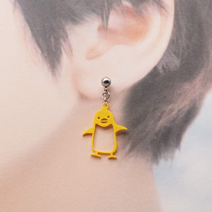 ピアス 空腹ペンギン イヤリング