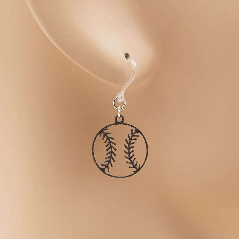 ピアス 野球ボール イヤリング