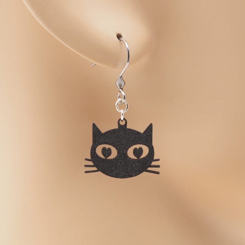 ピアス 猫のかお イヤリング