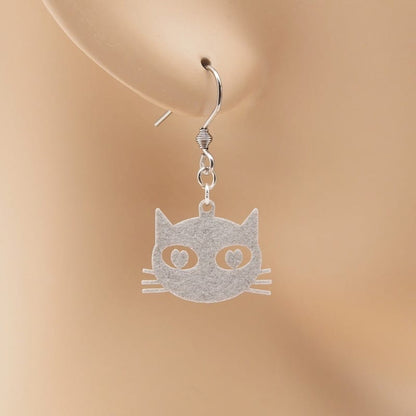 ピアス 猫のかお イヤリング