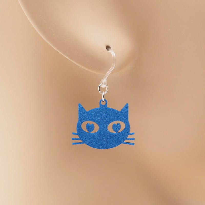 ピアス 猫のかお イヤリング