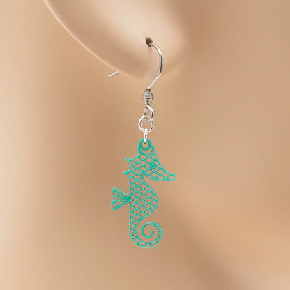 ピアス タツノオトシゴ ( 菱紋 )  イヤリング