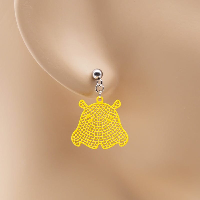 ピアス メンダコ ( 鮫小紋 )  イヤリング