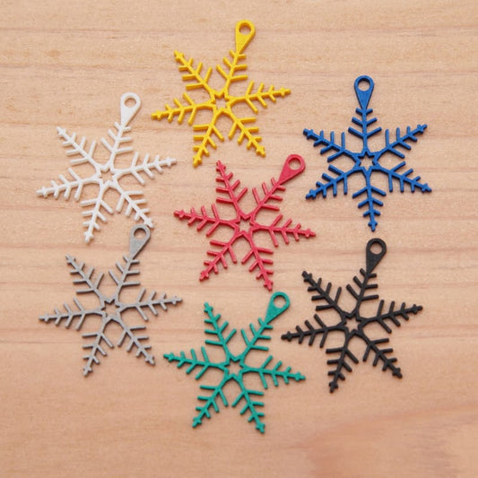 ピアス 雪の結晶 ( 樹枝六花 )  イヤリング