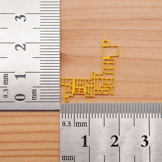 ピアス 47都道府県地図 イヤリング