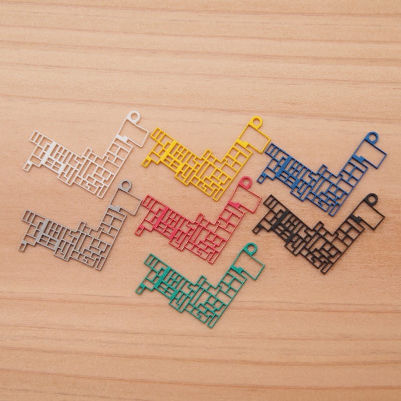 ピアス 47都道府県地図 イヤリング