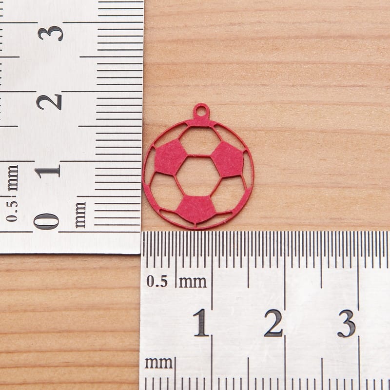 ピアス サッカーボール イヤリング