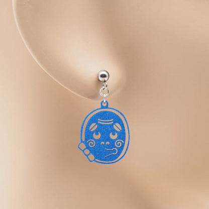 ピアス おかめとひょっとこ Ω ペア イヤリング