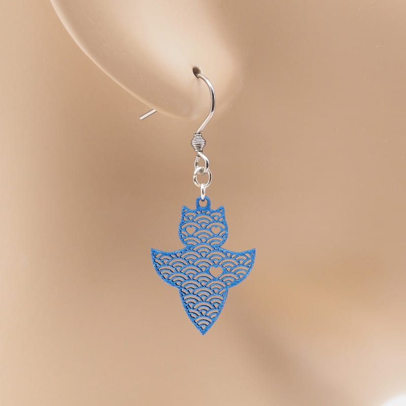 ピアス クリオネ ( 青海波 )  イヤリング