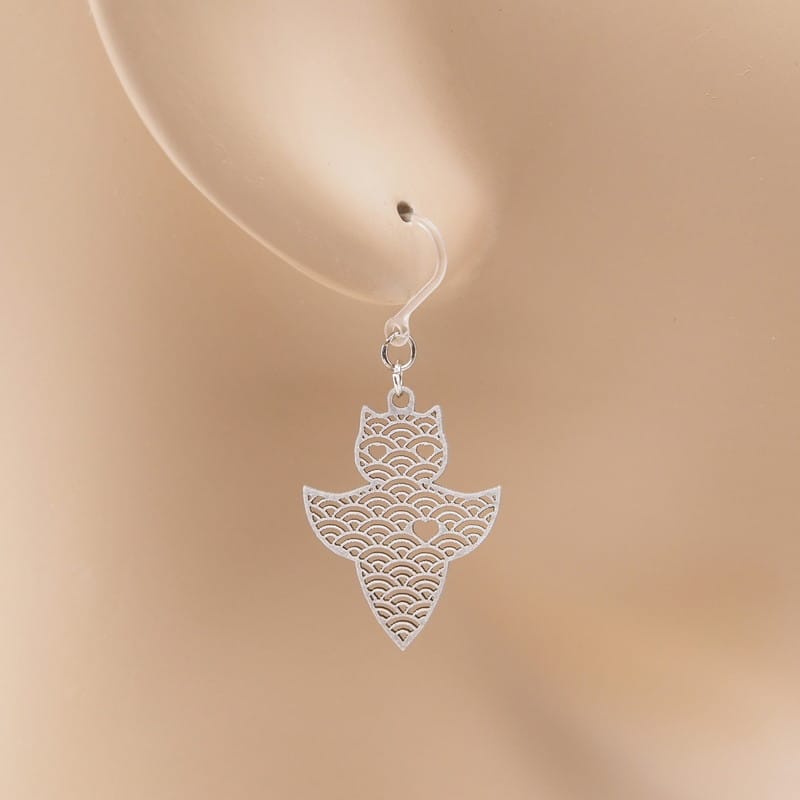 ピアス クリオネ ( 青海波 )  イヤリング