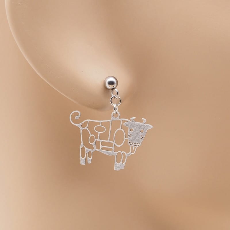 ピアス 牛肉大全  イヤリング