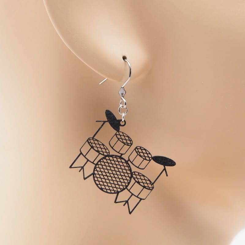 ピアス ドラムセット イヤリング