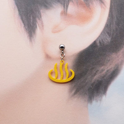 ピアス 温泉マーク ( 湯上がり美人 )  イヤリング