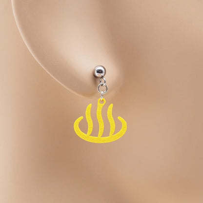 ピアス 温泉マーク ( 湯上がり美人 )  イヤリング