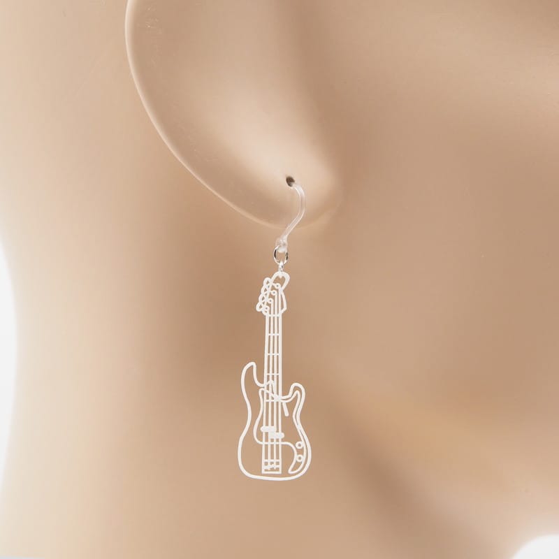 ピアス エレキベース イヤリング