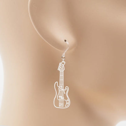 ピアス エレキベース イヤリング