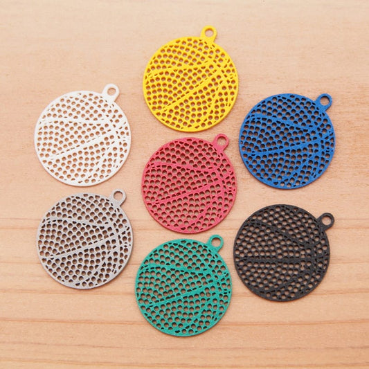 ピアス バスケットボール ( 鮫小紋 )  イヤリング