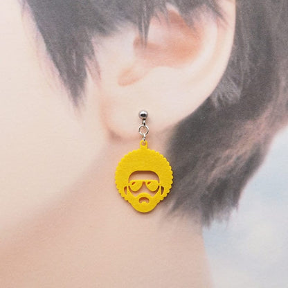 ピアス アフロ イヤリング