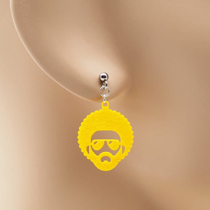 ピアス アフロ イヤリング