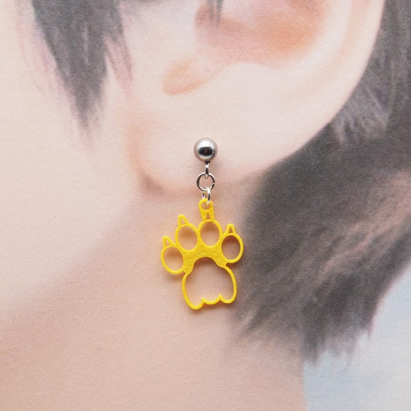 ピアス にくきゅう イヤリング