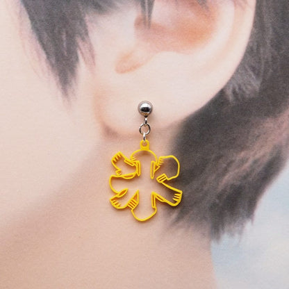 ピアス 氷 ( 氷旗 )  イヤリング