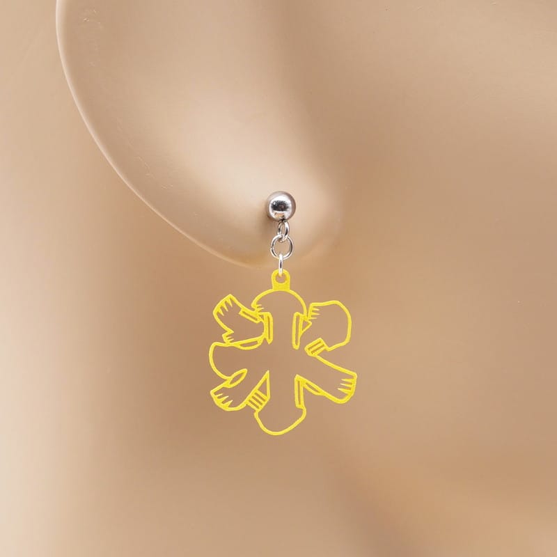 ピアス 氷 ( 氷旗 )  イヤリング