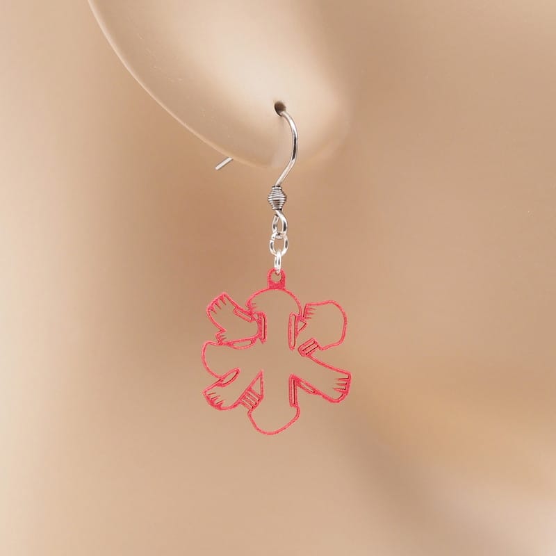 ピアス 氷 ( 氷旗 )  イヤリング