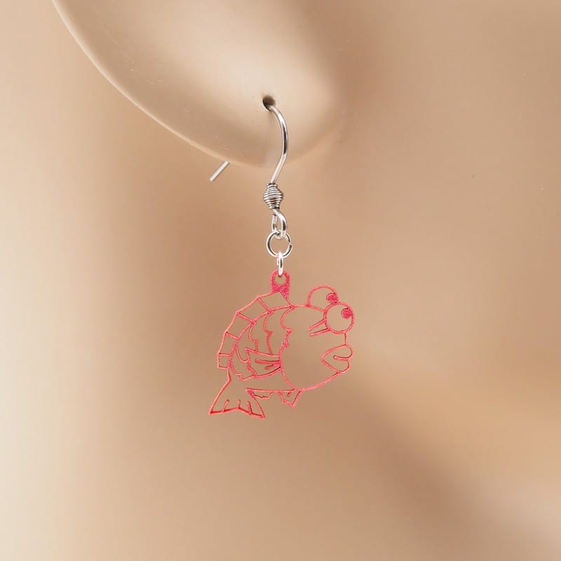 ピアス 真・御目出鯛 イヤリング