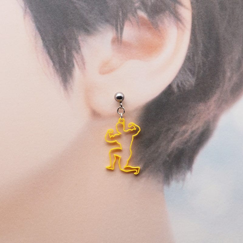 ピアス きんにくん イヤリング