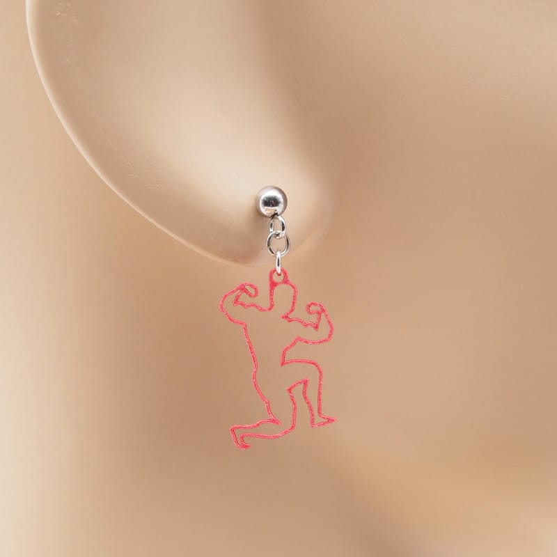 ピアス きんにくん イヤリング