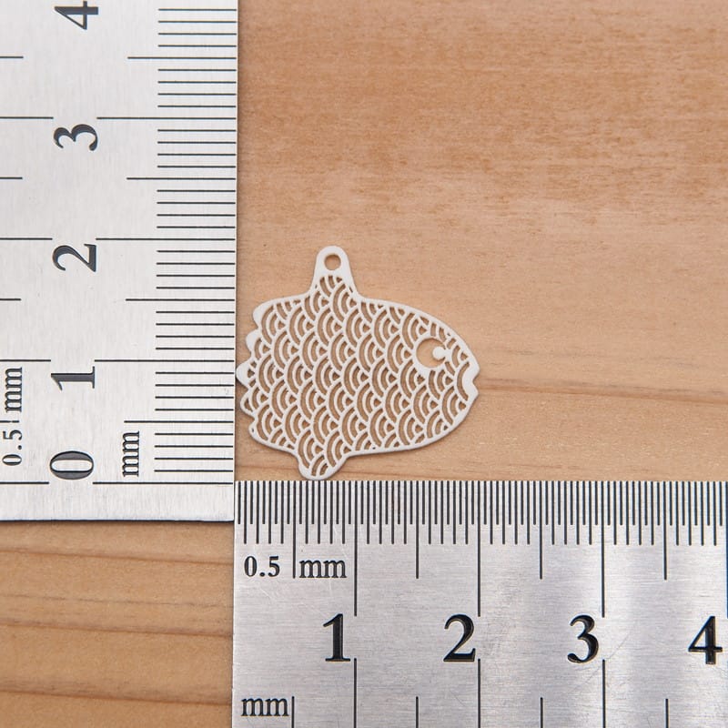 ピアス マンボウ ( 青海波 )  イヤリング