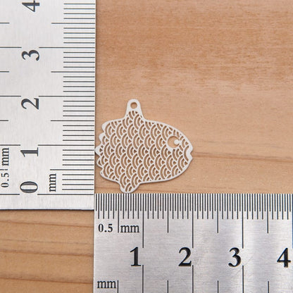 ピアス マンボウ ( 青海波 )  イヤリング