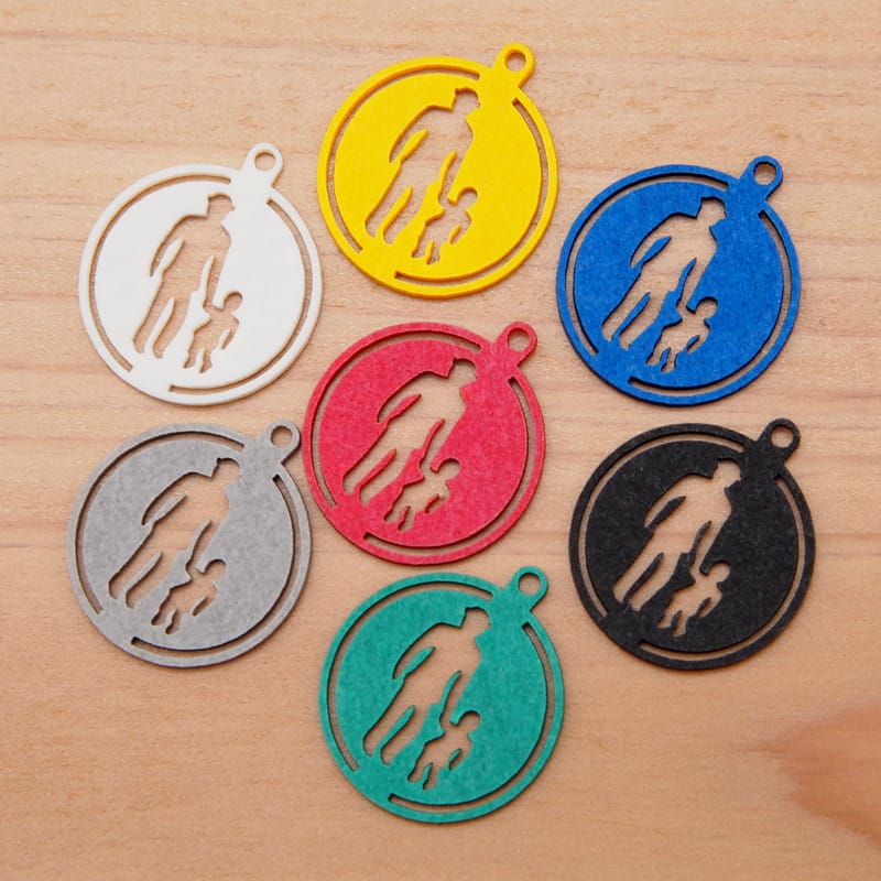 ピアス 標識歩行者専用道路 イヤリング