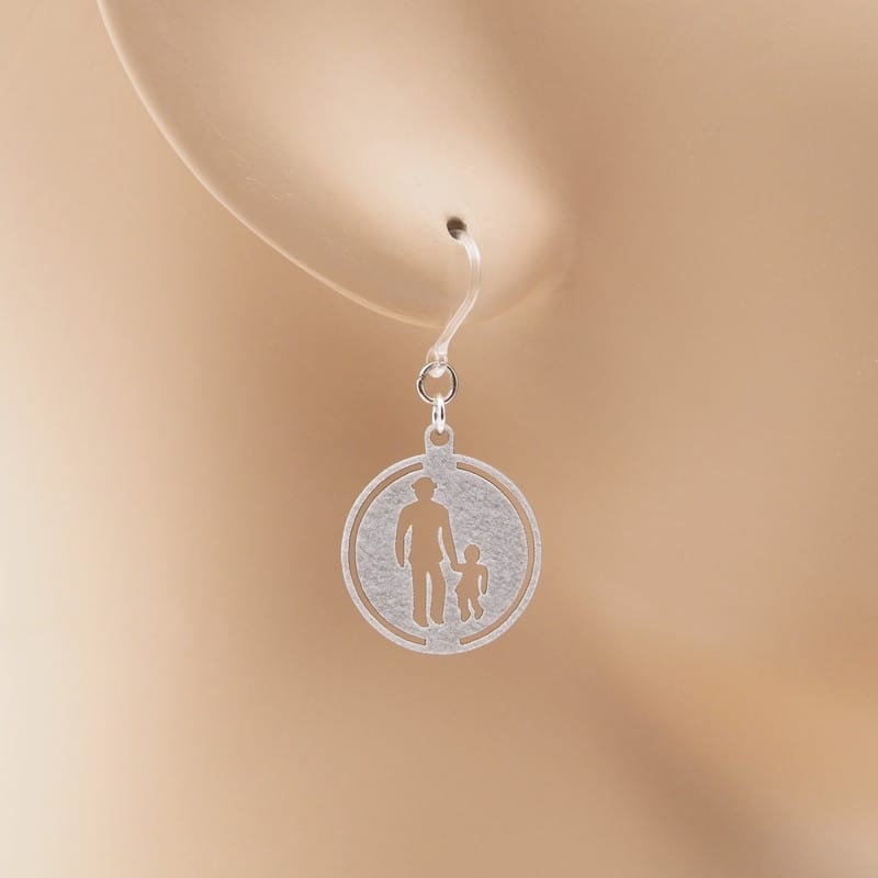 ピアス 標識歩行者専用道路 イヤリング