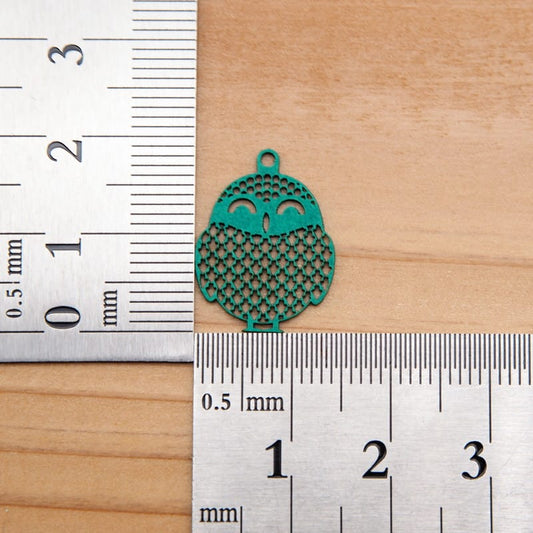 ピアス シロフクロウ ( 鮫小紋と矢印 )  イヤリング