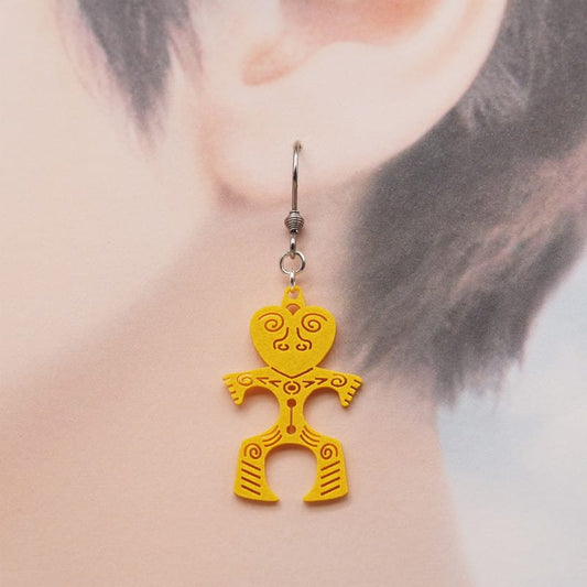 ピアス ハート形土偶 イヤリング