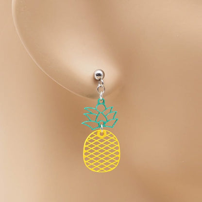 ピアス パイナップル ( 菱紋 )  イヤリング