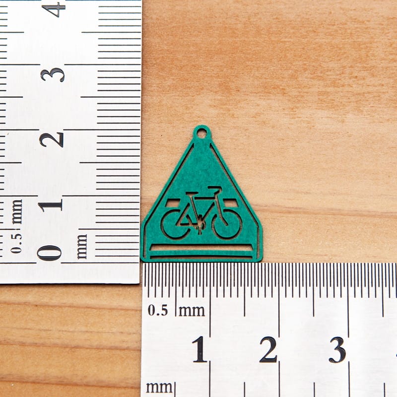 ピアス 標識 ( 自転車横断帯 )  イヤリング