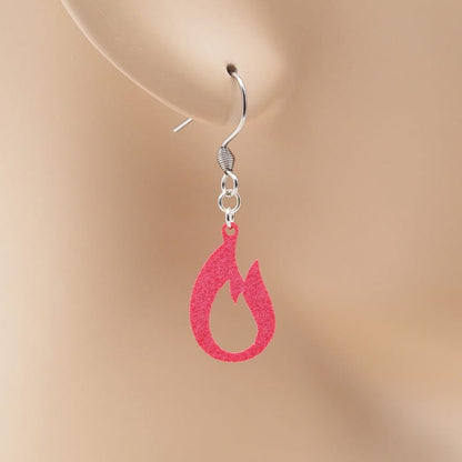 ピアス 炎 イヤリング