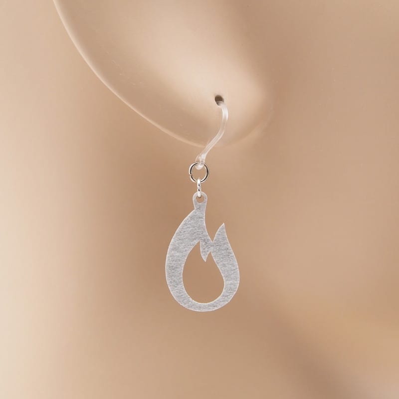 ピアス 炎 イヤリング