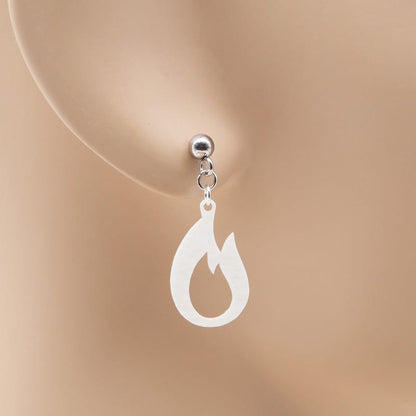ピアス 炎 イヤリング