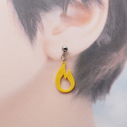 ピアス 炎 イヤリング