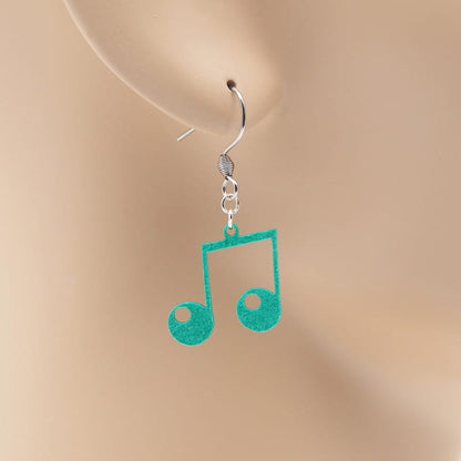 ピアス 音符 ( 連桁付8分音符 )  イヤリング