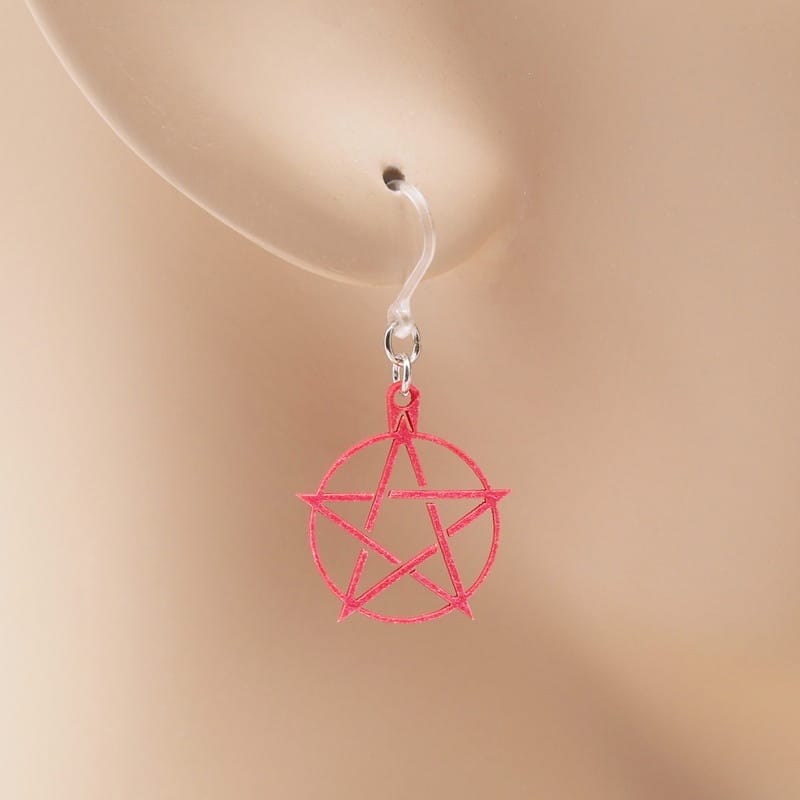 ピアス 五芒星 ( ペンタグラム )  イヤリング